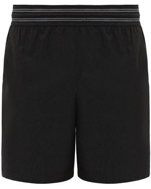 Lacoste Logo Patch Shorts - Black