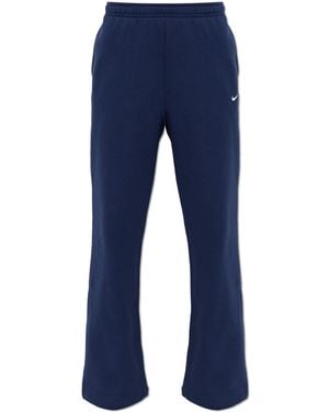 Nike 'Studio Fleece' Sweatpants - Blue