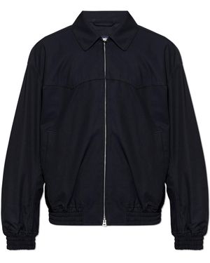 Comme des Garçons Cotton Jacket With Collar - Blue