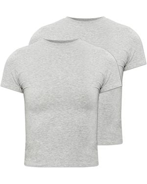 Skims 2-Pack Of Slim-Fit T-Shirts - Grey