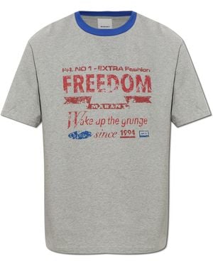 Isabel Marant T-Shirt "Hiroe" - Grey