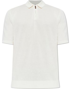 Eleventy Cotton Polo - White