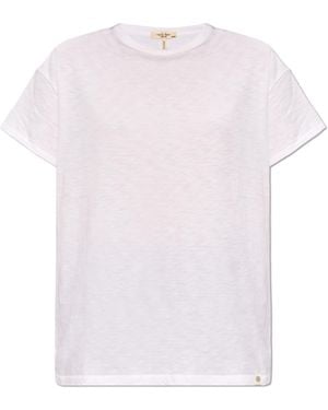 Rag & Bone Pima Organic Cotton T-Shirt - Pink