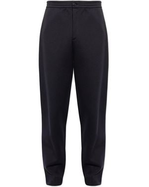 Giorgio Armani Tapered Leg Trousers - Black