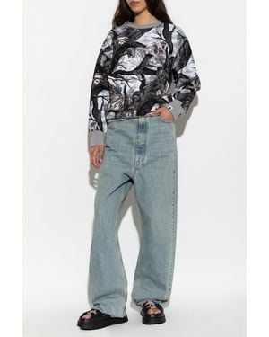 A Bathing Ape Sweatshirt With Print - Blue