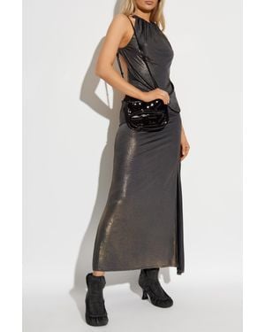 DIESEL Neck Dress 'D-Karam-Long' - Gray