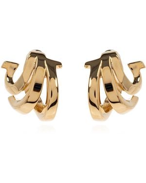 Ferragamo Brass Earrings - Metallic