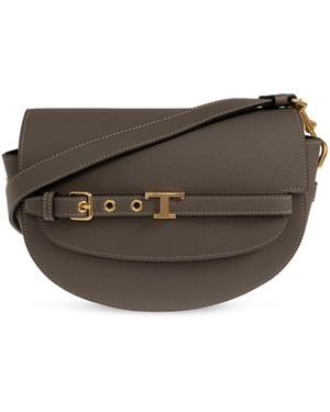 Tod's Leather 'Mini' Bag - Brown