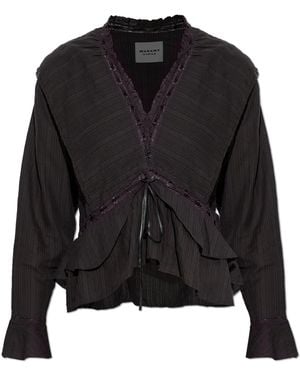 Isabel Marant Top 'Damienne' - Black