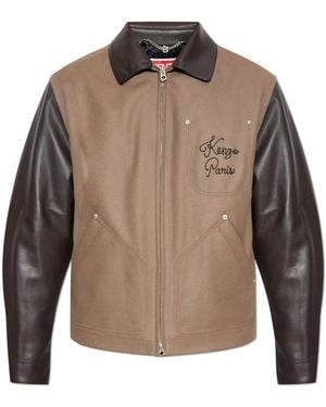 KENZO Wool Jacket - Brown