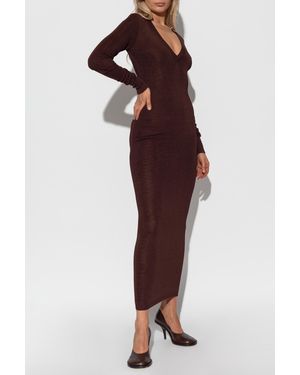 Entire studios V-Neck Dress - Red