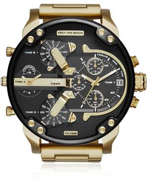 DIESEL Steel Watch "Spiked" - Black