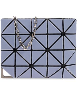 Issey Miyake Wallet With Geometric Pattern - Blue