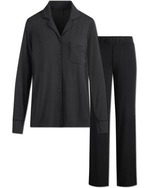Skims Two-Piece Pyjamas - Black