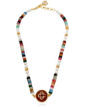 CASABLANCA Necklace With Stones - Multicolour