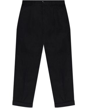 Ami Paris Loose-Fit Trousers - Black
