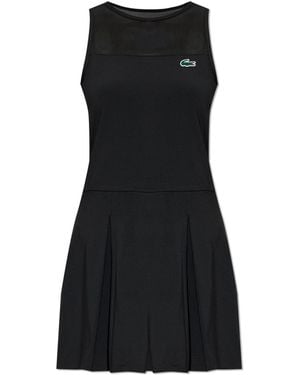 Lacoste Dress With Attached Shorts - Black