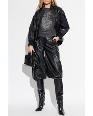 AllSaints 'Etta' Leather Pants - Black