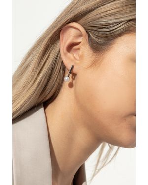 Eera Single Earring "Candy Mini Pearls" - Natural
