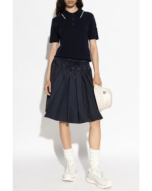 Moncler Pleated Skirt - Blue