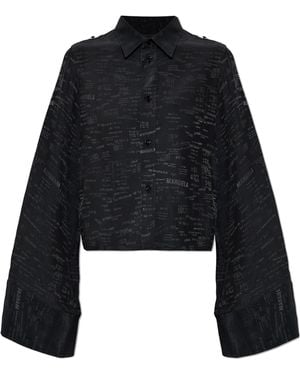 MM6 by Maison Margiela Jacquard Shirt - Black