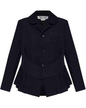 CDG by Comme des Garcons Wool Jacket - Blue