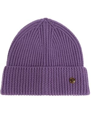 Versace Wool Beanie - Purple