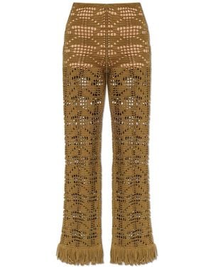 Etro Woven Trousers - Natural