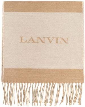 Lanvin Wool Scarf - Natural