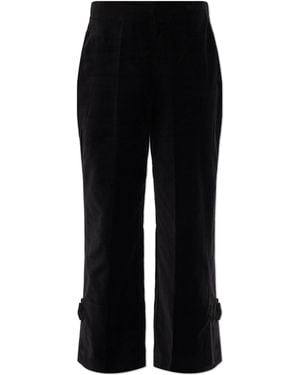 Posse Quincy Velvet Trousers - Black