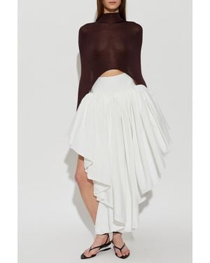 Alaïa Asymmetrical Skirt - White