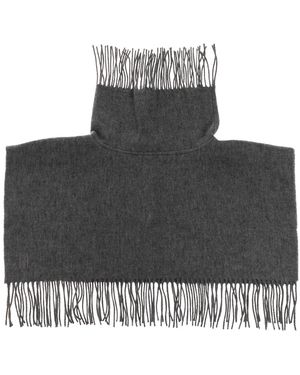 By Malene Birger Wool Scarf 'Turtla' - Black