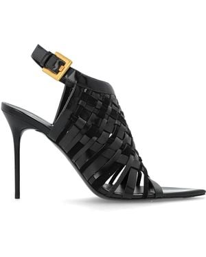 Balmain Heeled Sandals - Black