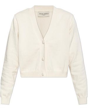 Officine Generale Cardigan 'Serena' - White