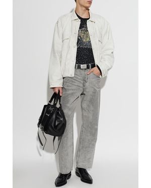 DIESEL 'D-Morvi-Fsj1' Denim Jacket - Gray