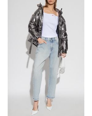 DIESEL ‘T-Hop’ Top With Straps - White