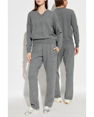 Entire studios Wool Pants With Straight-Leg Cut - Gray
