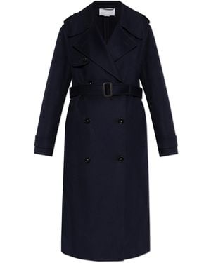 Stella McCartney Coat With Belt - Blue