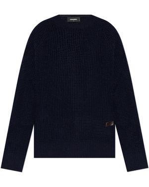 DSquared² Ribbed Jumper - Blue