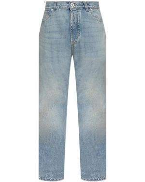 McQueen Straight-Leg Jeans - Blue