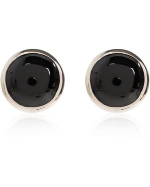 Marni Brass Earrings - Black