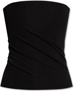 Versace Top With Bare Shoulders - Black