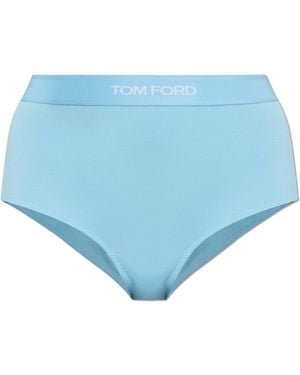 Tom Ford High-Waisted Leggings - Blue