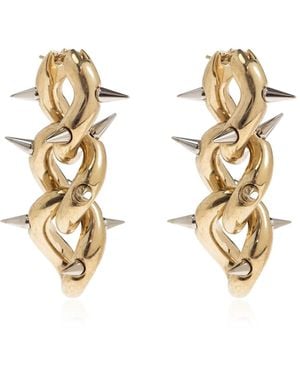 Acne Studios Earrings With Decorative Spikes - Metallic