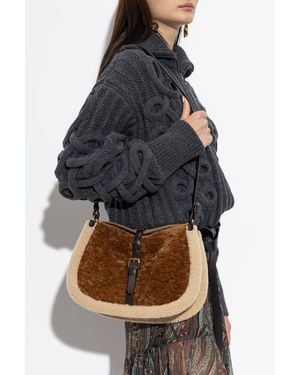 Etro Furry Bag 'Pony M' - Black