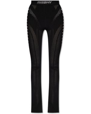 MISBHV Trousers With Logo - Black