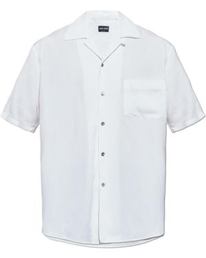 Giorgio Armani Shirt With Pocket - White