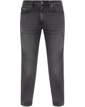 Versace Jeans Couture Jeans With Tapered Legs, - Grey