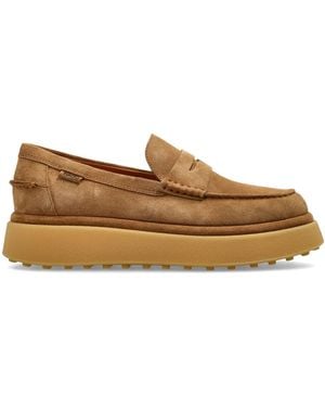 Tod's Suede 'Loafers' Shoes - Brown