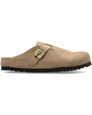 Scholl 'Grace' Suede Slides - Brown